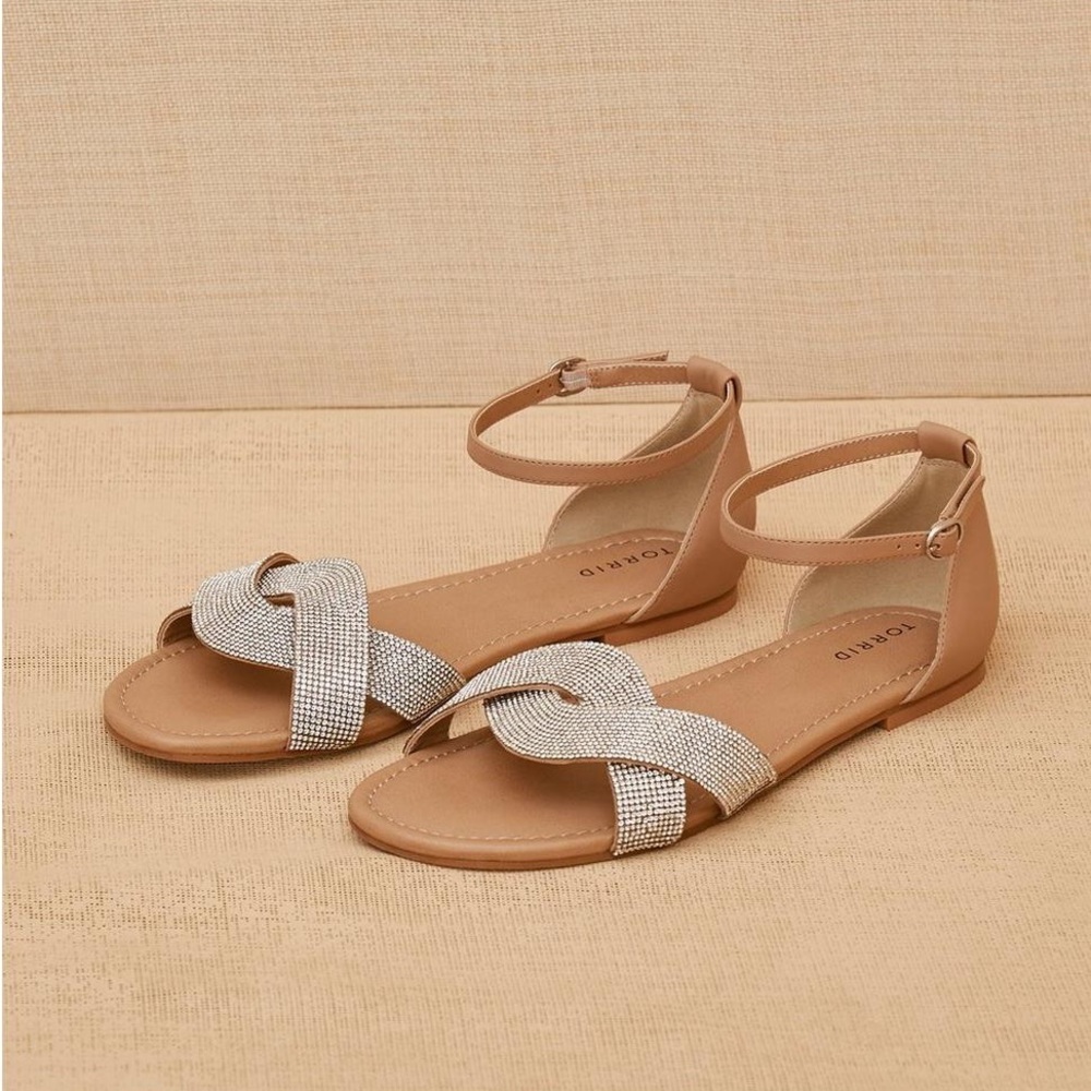 Rhinestone Strap Flat (WW)